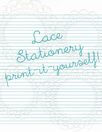 Free Lined Stationery Templates Beautiful 6 Best Of Lace Stationery Printable Free