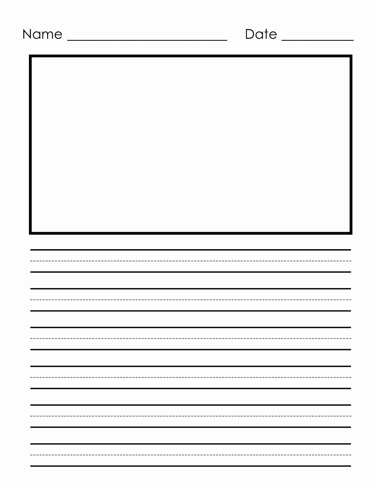 Free Lined Stationery Templates Inspirational Writing Paper Printable for Children