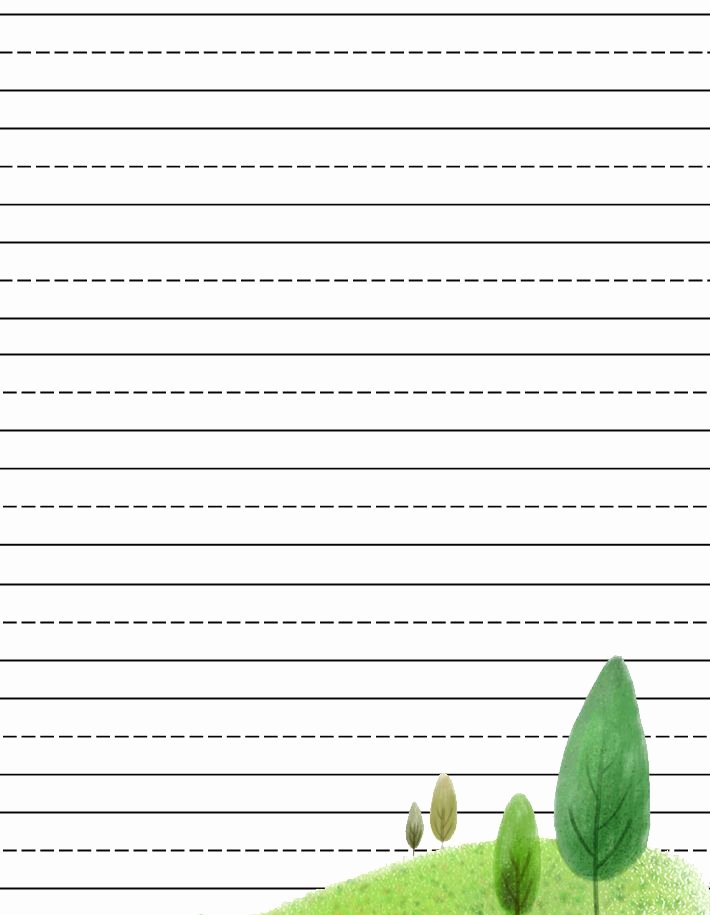 Free Lined Stationery Templates Unique Free Printable Kids Stationery Free Primary Lined Writing