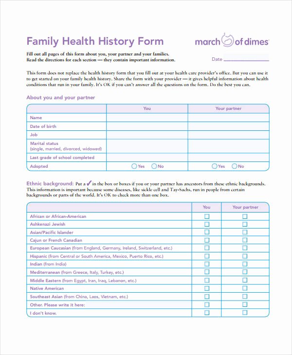 Free Medical History Questionnaire Template Awesome Template forms for Business Alfonsovacca