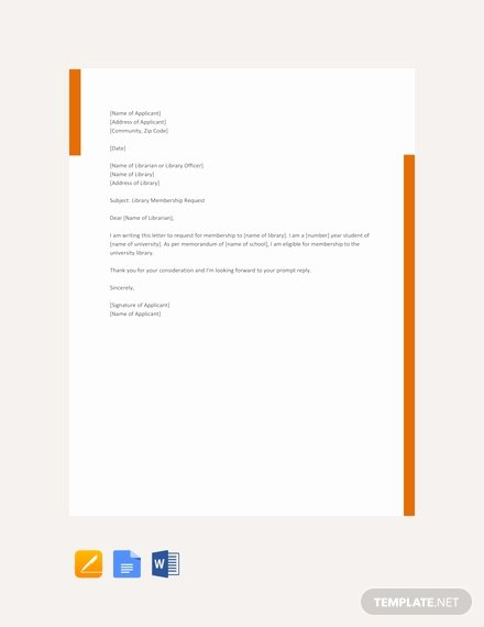 Free Membership Application Template Unique 87 Free Letter Application Templates