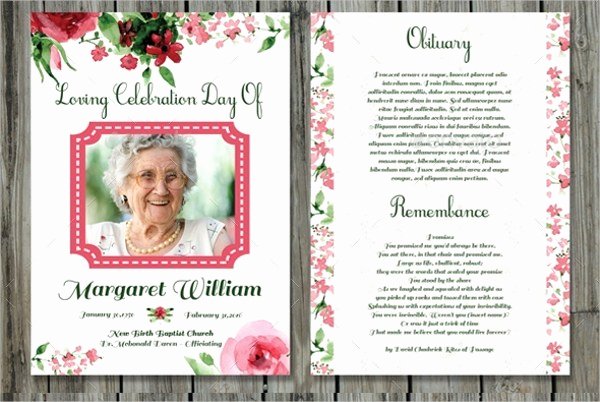 Free Memorial Card Template Beautiful Funeral Prayer Cards Templates Free Download Aashe