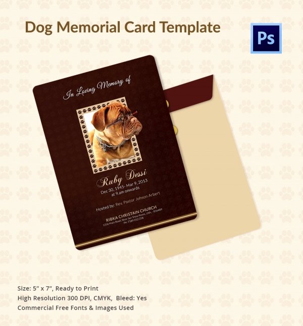 Free Memorial Card Template Luxury 31 Funeral Program Templates – Free Word Pdf Psd