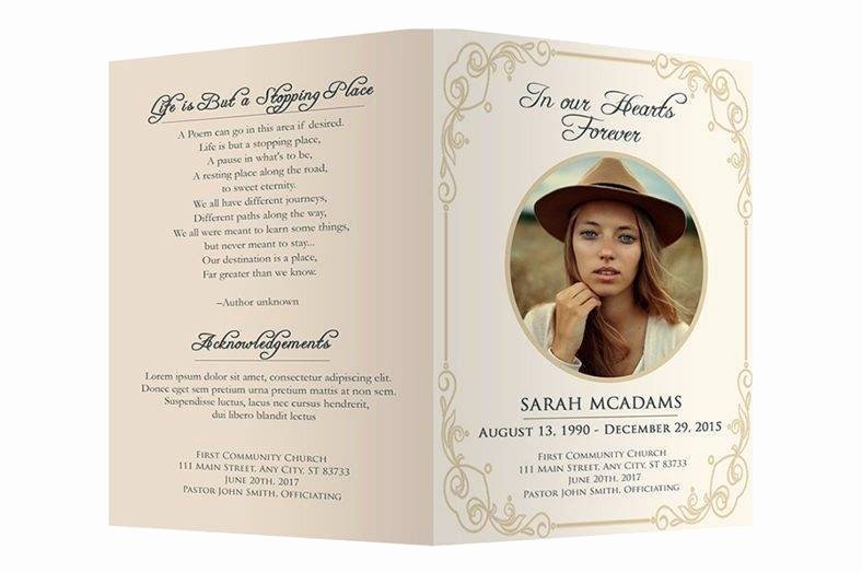 Free Memorial Cards Template Inspirational 9 Personalized Memorial Card