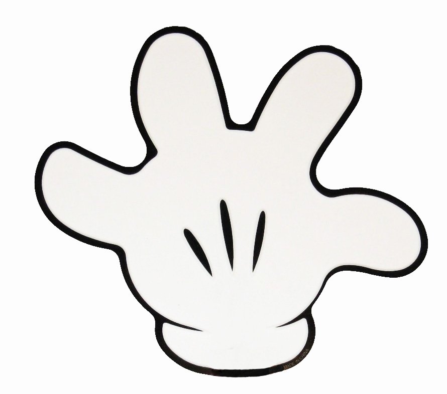 Free Mickey Mouse Template Awesome Disney Mickey Hand Clipart Clipground