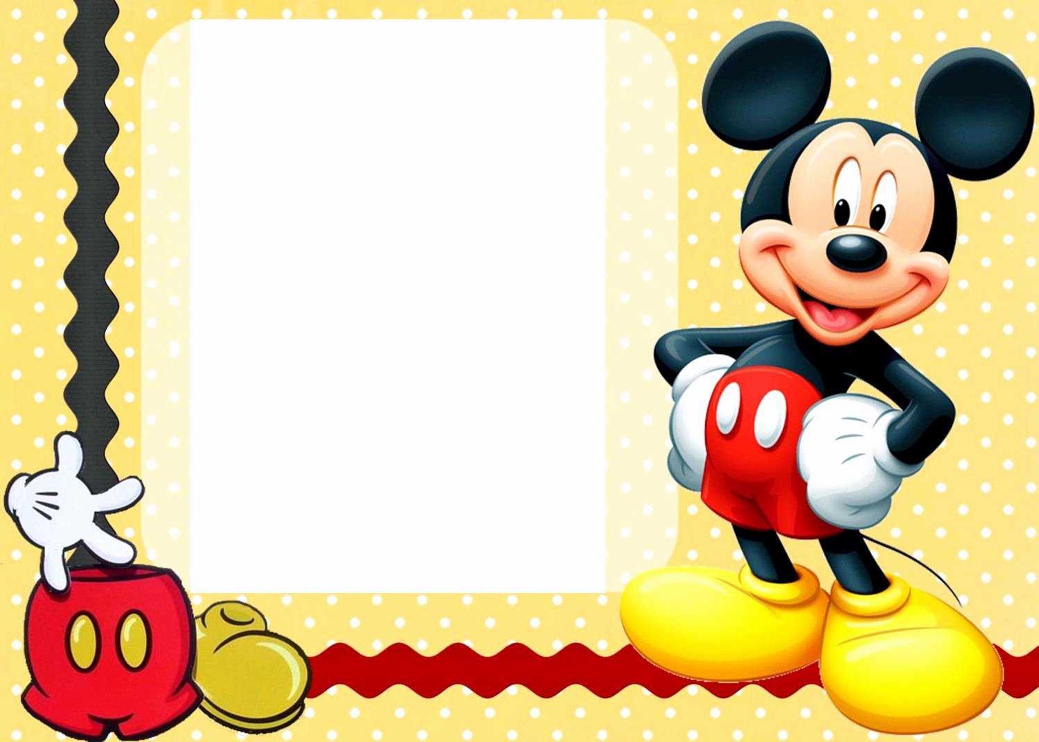 Free Mickey Mouse Template Best Of 25 Incredible Mickey Mouse Birthday Invitations