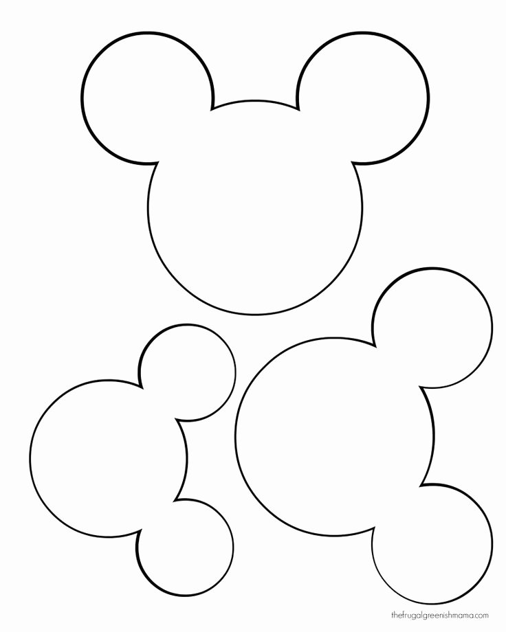 Free Mickey Mouse Template Elegant 25 Best Ideas About Mickey Mouse On Pinterest