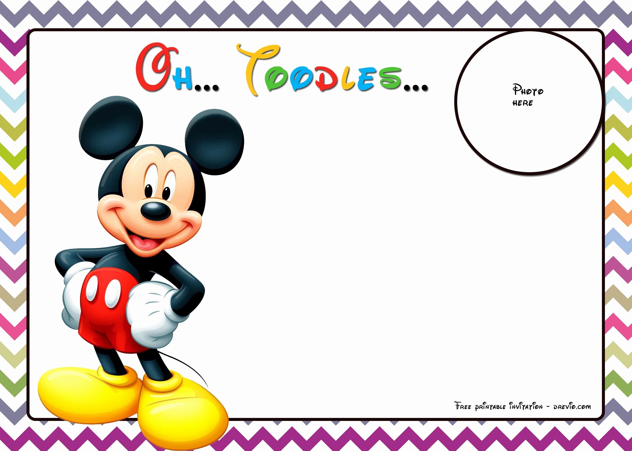 Free Mickey Mouse Template Peterainsworth