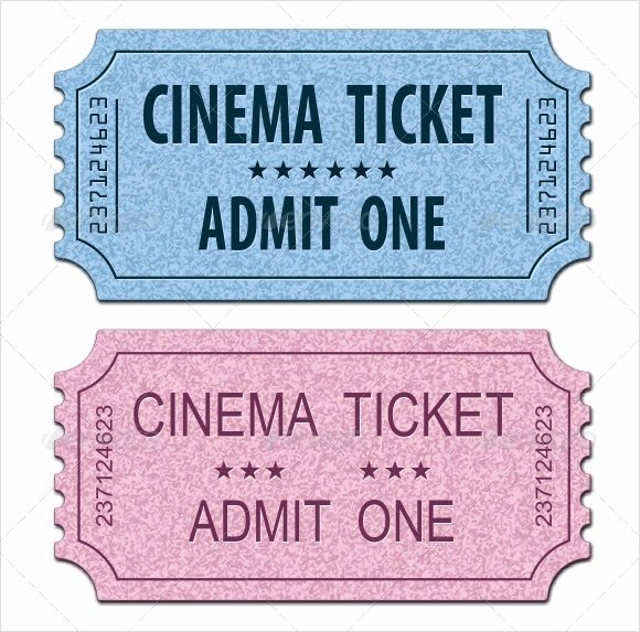 Free Movie Ticket Template for Word Luxury 33 Sample Amazing Movie Ticket Templates Psd Ai Word