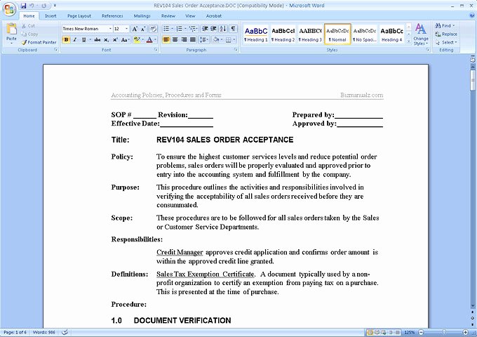 Free Office Procedures Manual Template Awesome Microsoft Fice Procedure Manual Template