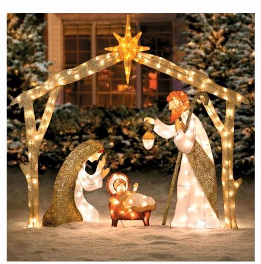 Free Outdoor Nativity Scene Patterns New Beautiful Lighted Outdoor Nativity Scene Lights Up A Yard