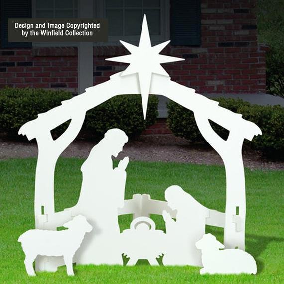 Free Outdoor Nativity Scene Patterns Unique White Outdoor Nativity Scene