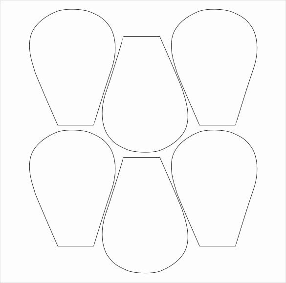 Free Paper Flower Patterns Beautiful Flower Petal Template 27 Free Word Pdf Documents