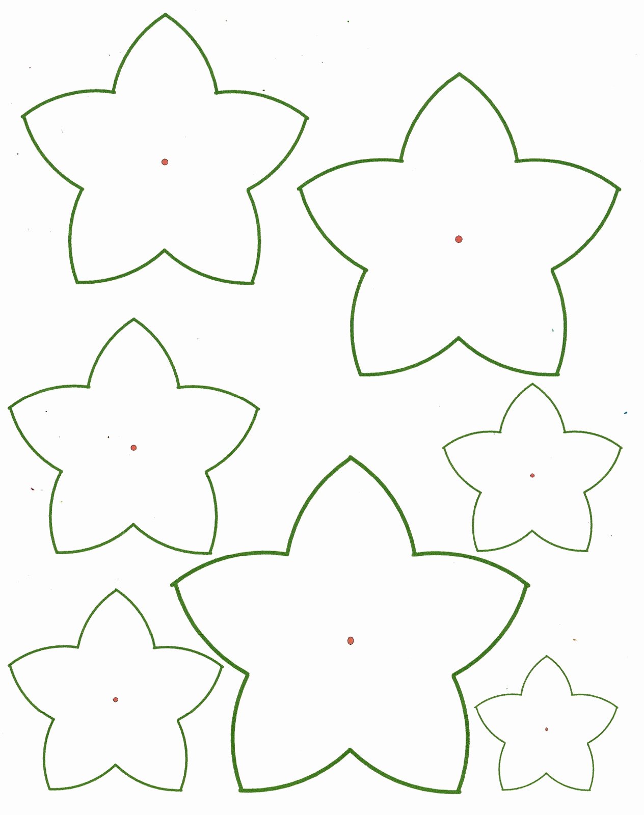 Free Paper Flower Patterns Beautiful Paper Flower Templates