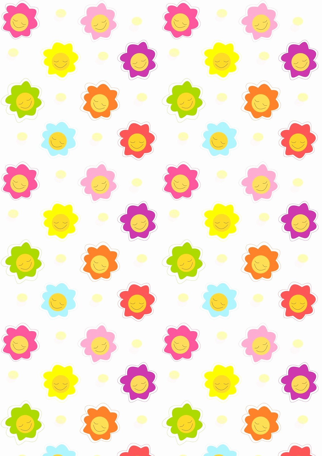 Free Paper Flower Patterns Lovely Free Digital Smiling Scrapbooking Paper Ausdruckbares