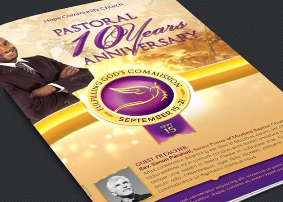 Free Pastor Anniversary Program Template Awesome Clergy Anniversary Service Program Templates Creative