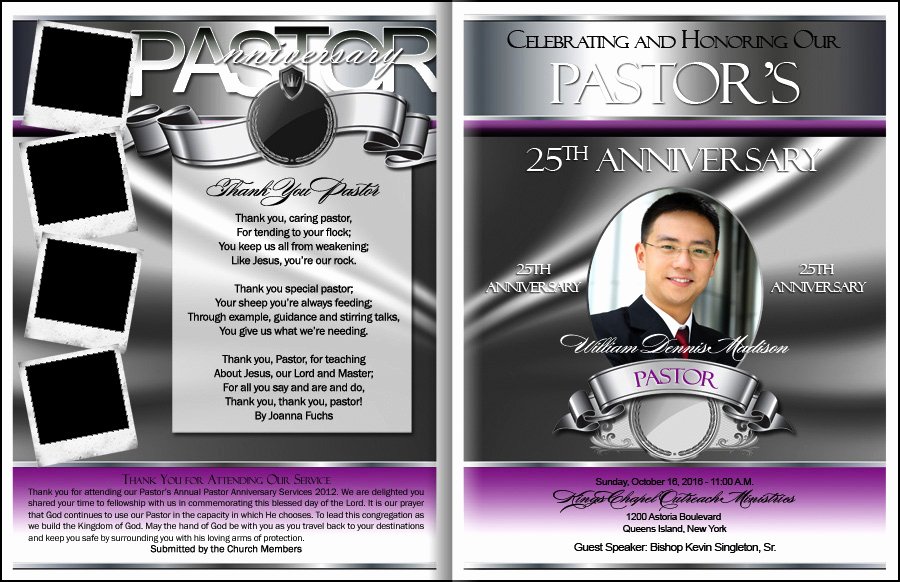 Free Pastor Anniversary Program Template Beautiful Prestigious Pastor Anniversary Program