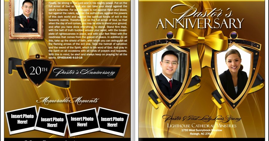 Free Pastor Anniversary Program Template Fresh Pastor Anniversary Pastor Anniversary Programs