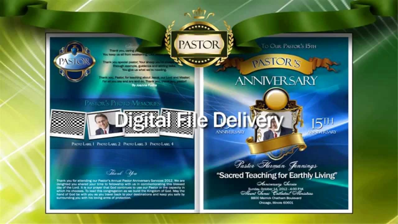 Free Pastor Anniversary Program Template Inspirational Pastor Anniversary Program