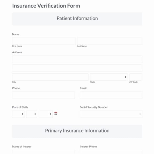 Free Patient Information form Template Best Of Insurance Information Template Ten Ugly Truth About