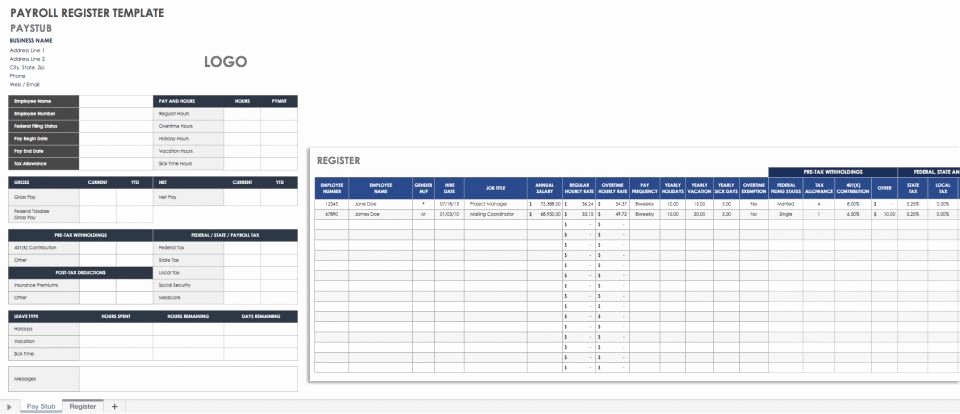 Free Payroll Template Beautiful Free Pay Stub Templates