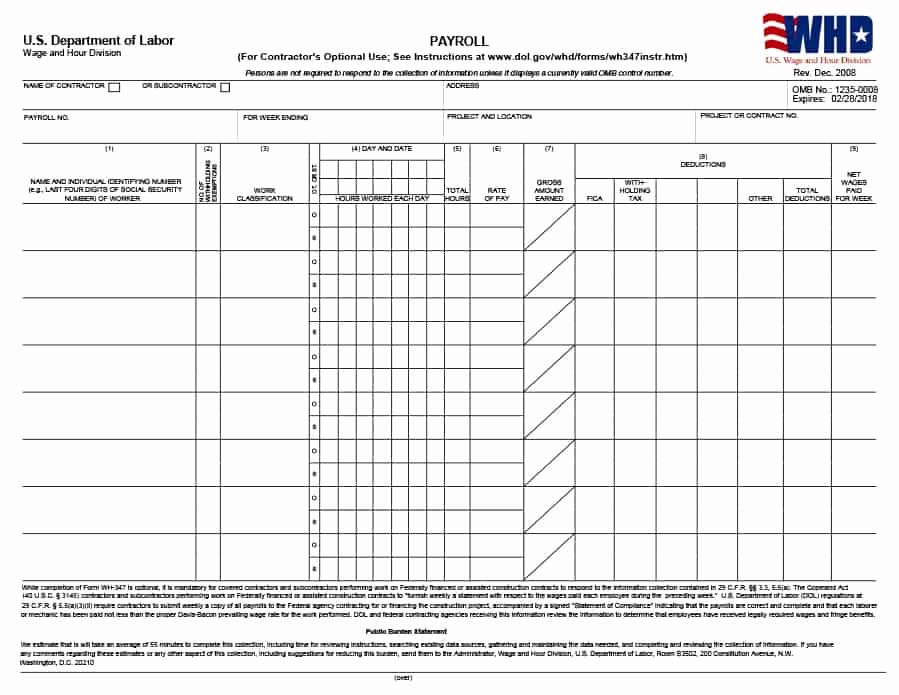 Free Payroll Template Best Of 40 Free Payroll Templates &amp; Calculators Template Lab
