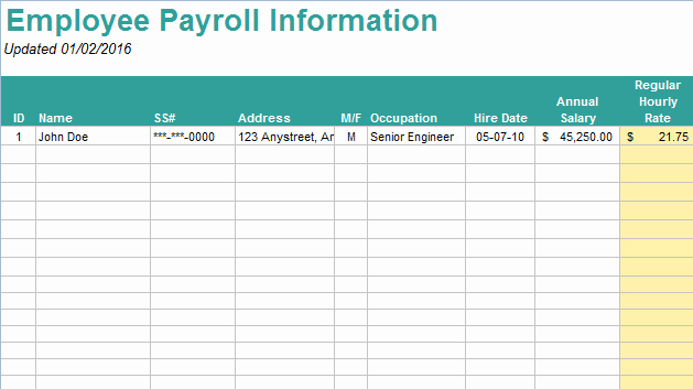 Free Payroll Template Luxury 10 Useful &amp; Free Payroll Templates