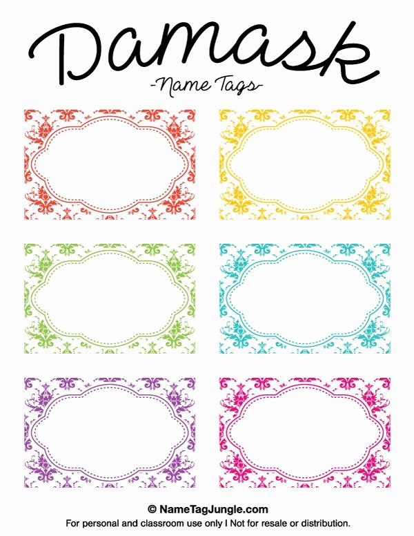 Free Place Card Template 6 Per Sheet Lovely Best 25 Name Tag Templates Ideas On Pinterest
