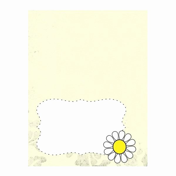 Free Place Card Template 6 Per Sheet New Free Place Cards with Daisy Design Five top Templates to