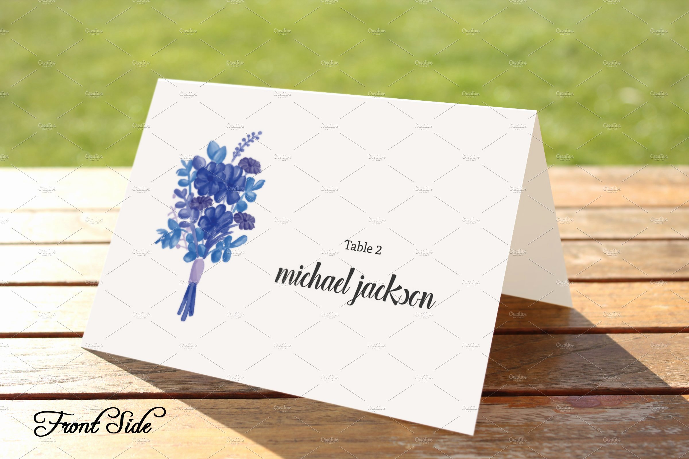 Free Place Card Template 6 Per Sheet Unique Wedding Place Card Template Card Templates Creative Market