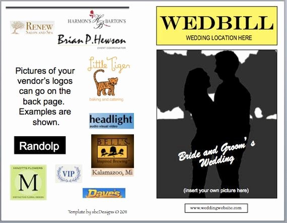 Free Playbill Template Inspirational Playbill Style Wedding Program Template Free Programs