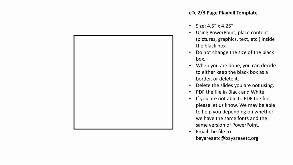 Free Playbill Template New Playbill Template Powerpoint