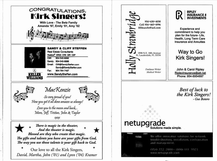 Free Playbill Template Unique Playbill Ad Template Google Search