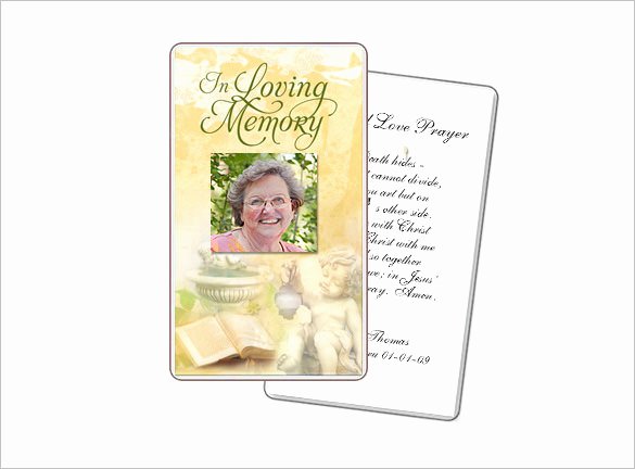 Free Prayer Card Template for Word Elegant 16 Obituary Card Templates Free Printable Word Excel