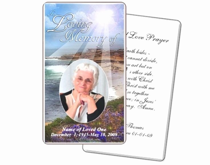 Free Prayer Card Template for Word Fresh Best 25 Funeral Prayers Ideas On Pinterest