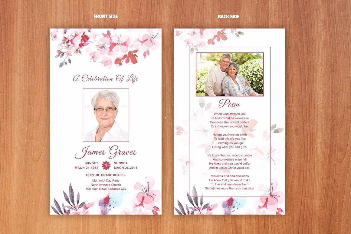 Free Prayer Card Template for Word New Funeral Prayer Card Template Editable Ms Word &amp; Shop