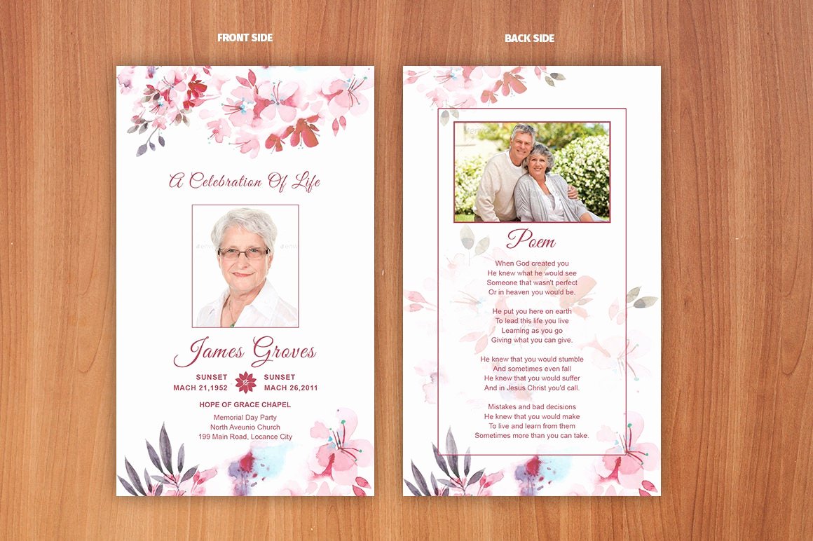 Free Prayer Card Template for Word New Funeral Prayer Card Template Editable Ms Word &amp; Shop