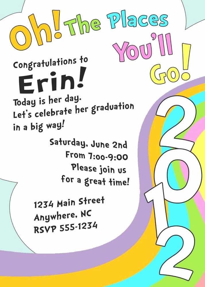 Free Preschool Graduation Program Template Elegant Preschool Printable Graduation Invitation