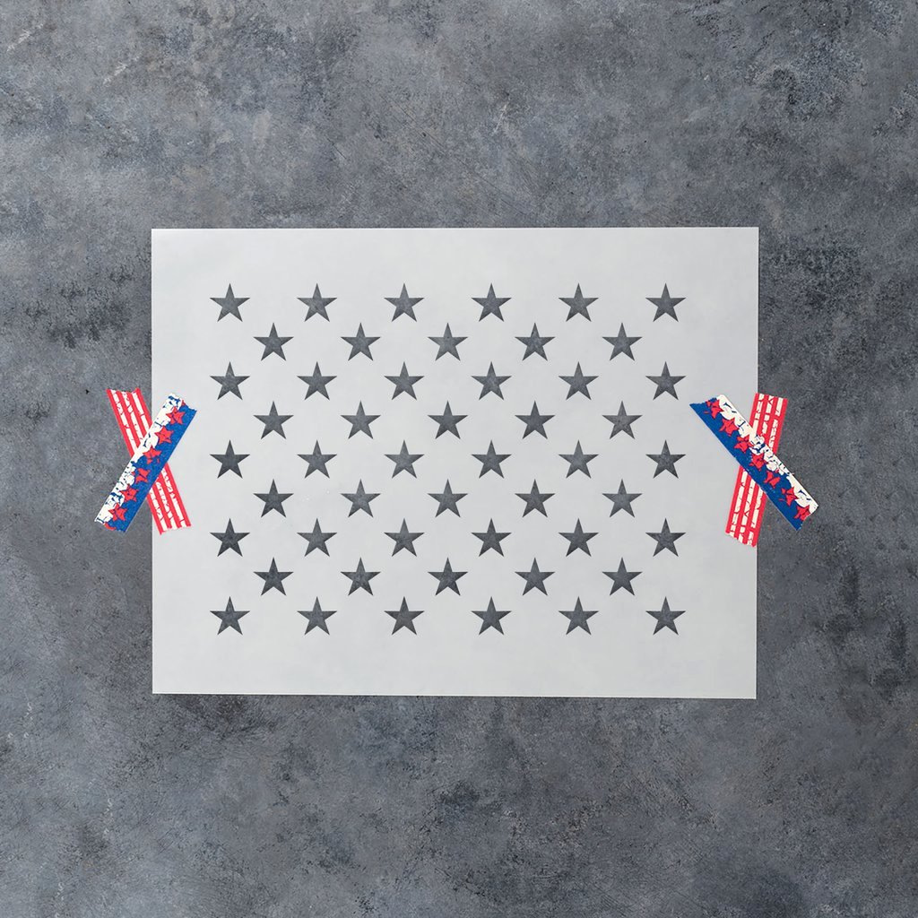 Free Printable American Flag Star Stencil New 50 Stars Stencil Template In Ficial U S Proportions On