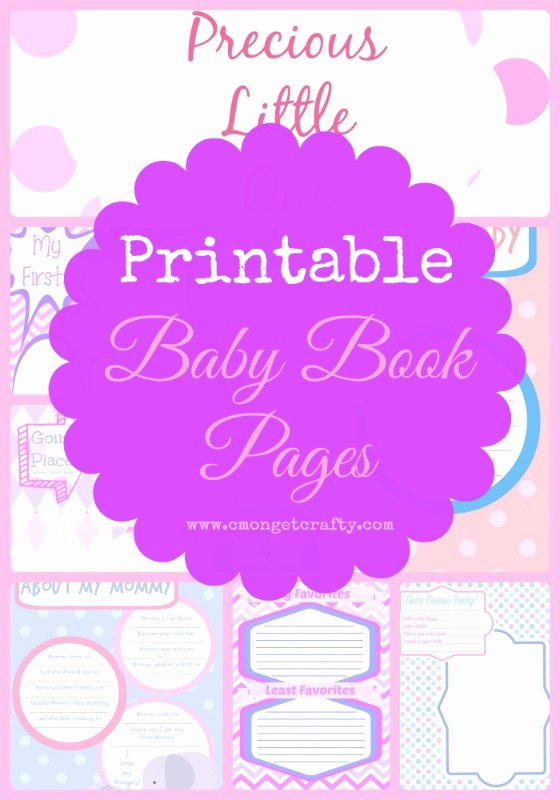 Free Printable Baby Book Pages Awesome Printable Baby Book Pages Girl