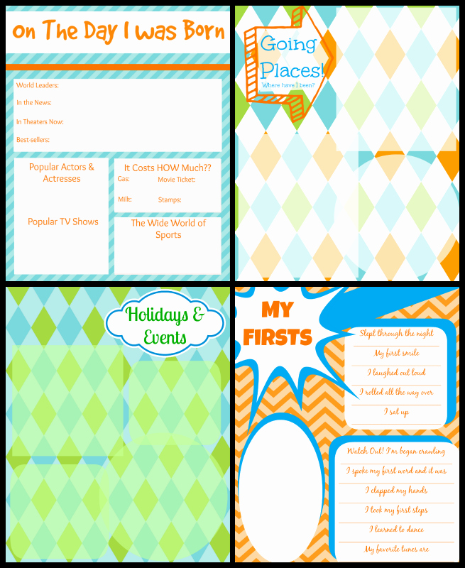 Free Printable Baby Book Pages Elegant Printable Baby Book Pages Free Download