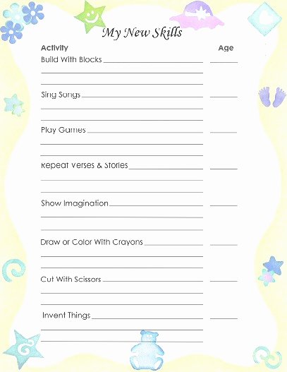 Free Printable Baby Book Pages Lovely Free Printable Baby Book Pages