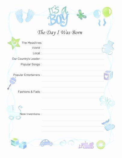 Free Printable Baby Book Pages Luxury Free Printable Baby Book Pages