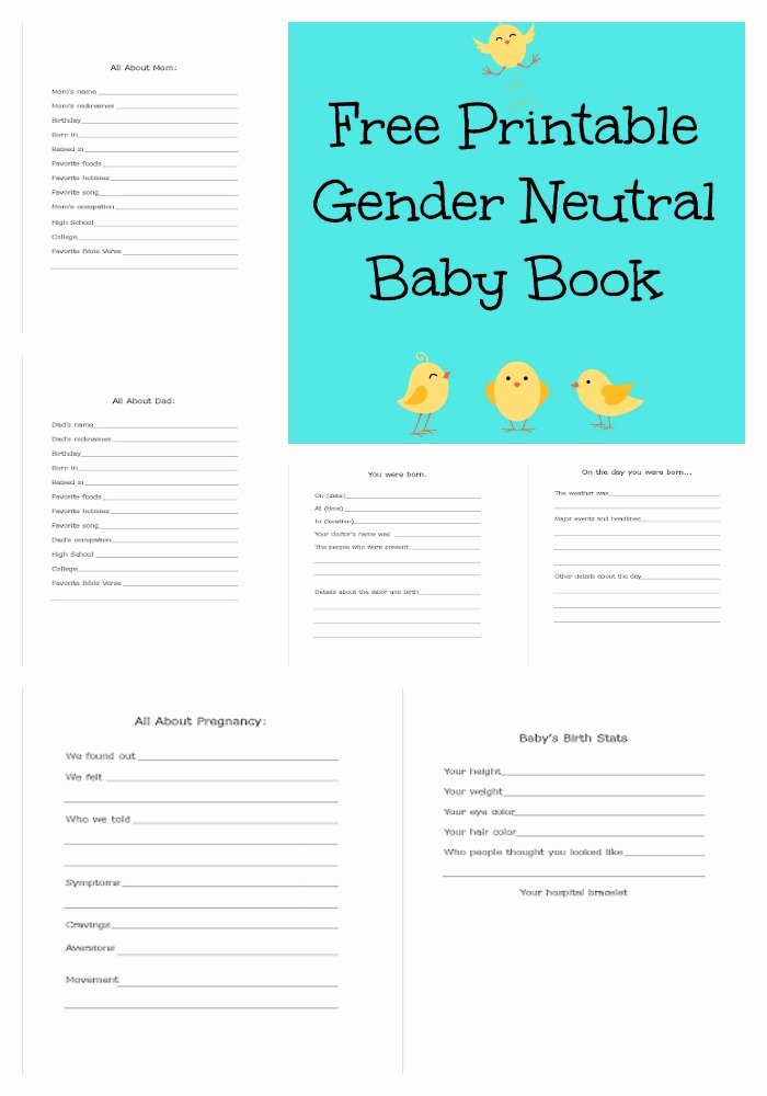 Free Printable Baby Book Pages New Update Our Homemade Baby Book with Free Printables