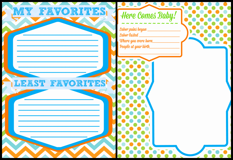 Free Printable Baby Book Pages Unique Printable Baby Book Pages Free Download