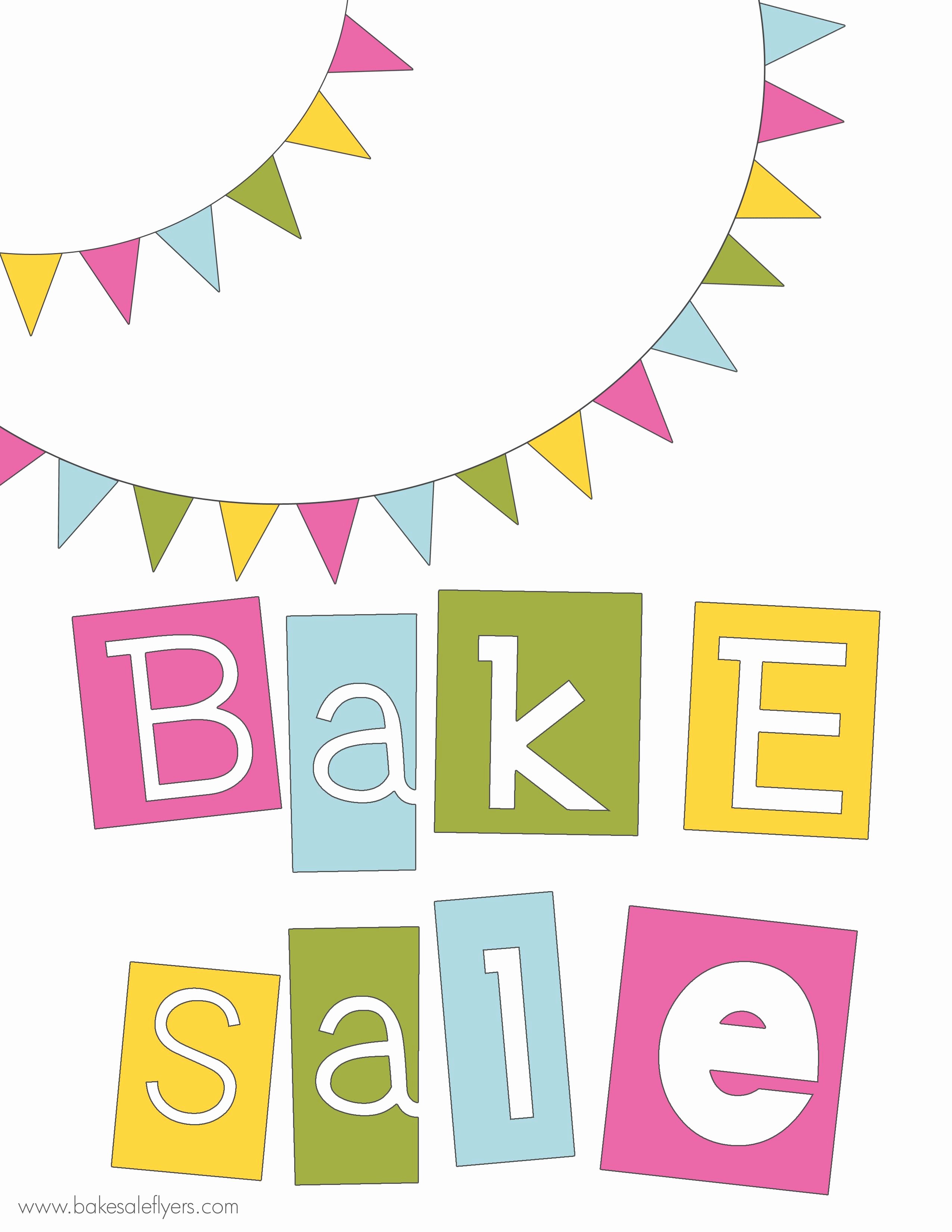 Free Printable Bake Sale Signs Fresh Free Printable Bake Sale Banner