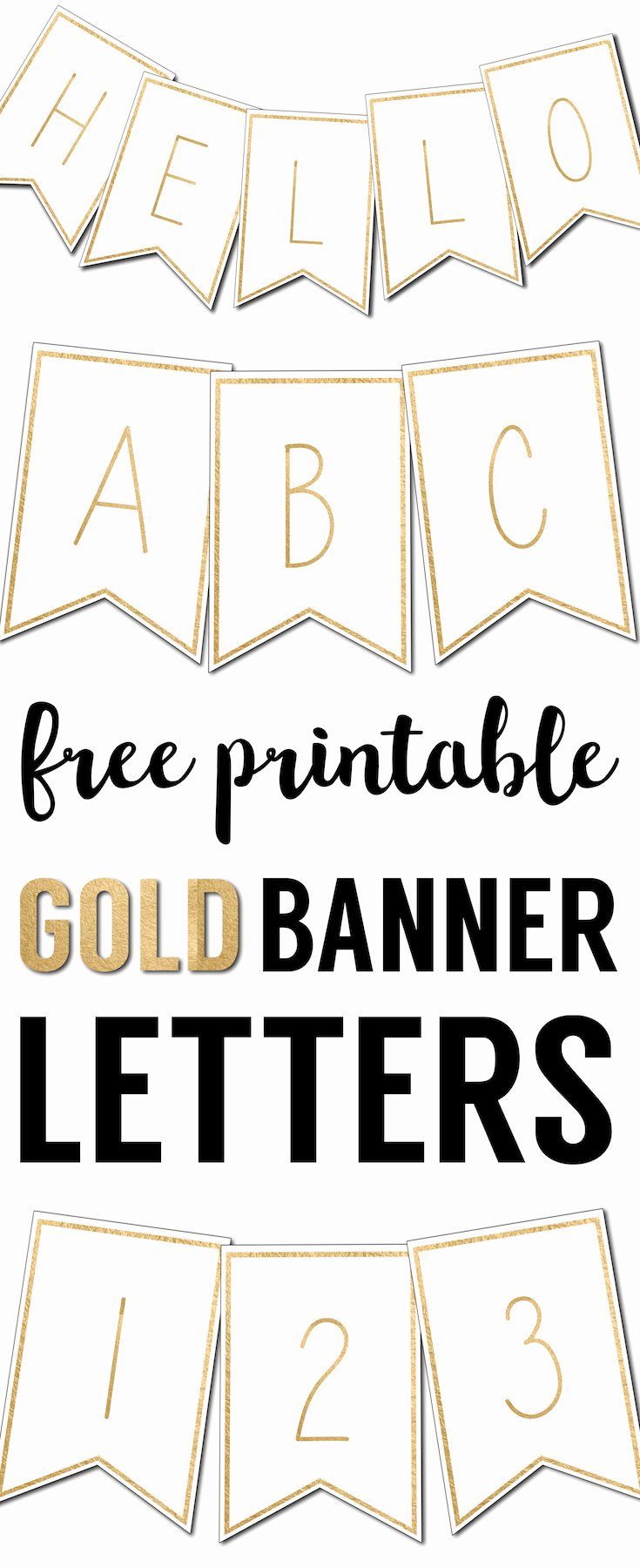 Free Printable Banner Template New Free Printable Banner Letters Templates Paper Trail Design
