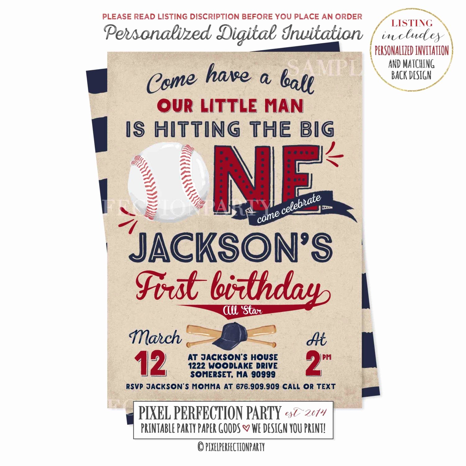 Free Printable Baseball Birthday Invitations Elegant Baseball Birthday Invitation Baseball Invitation Baseball