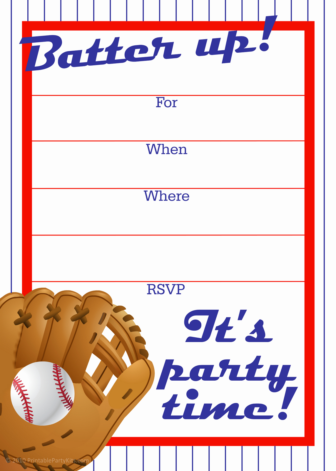 Free Printable Baseball Birthday Invitations Fresh Free Printable Party Invitations Free Baseball Birthday