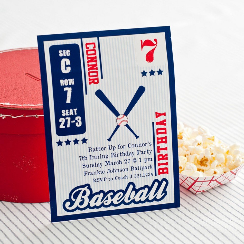 Free Printable Baseball Birthday Invitations Lovely Birthday Invitations Free Printable Baseball Birthday